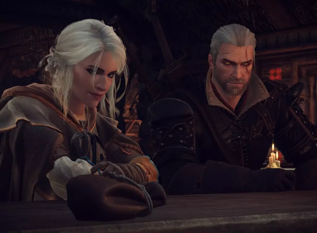 The witcher 3 : Wild Hunt Geralt avec Ciri Gaming Blog Versus Arena Gaming Center